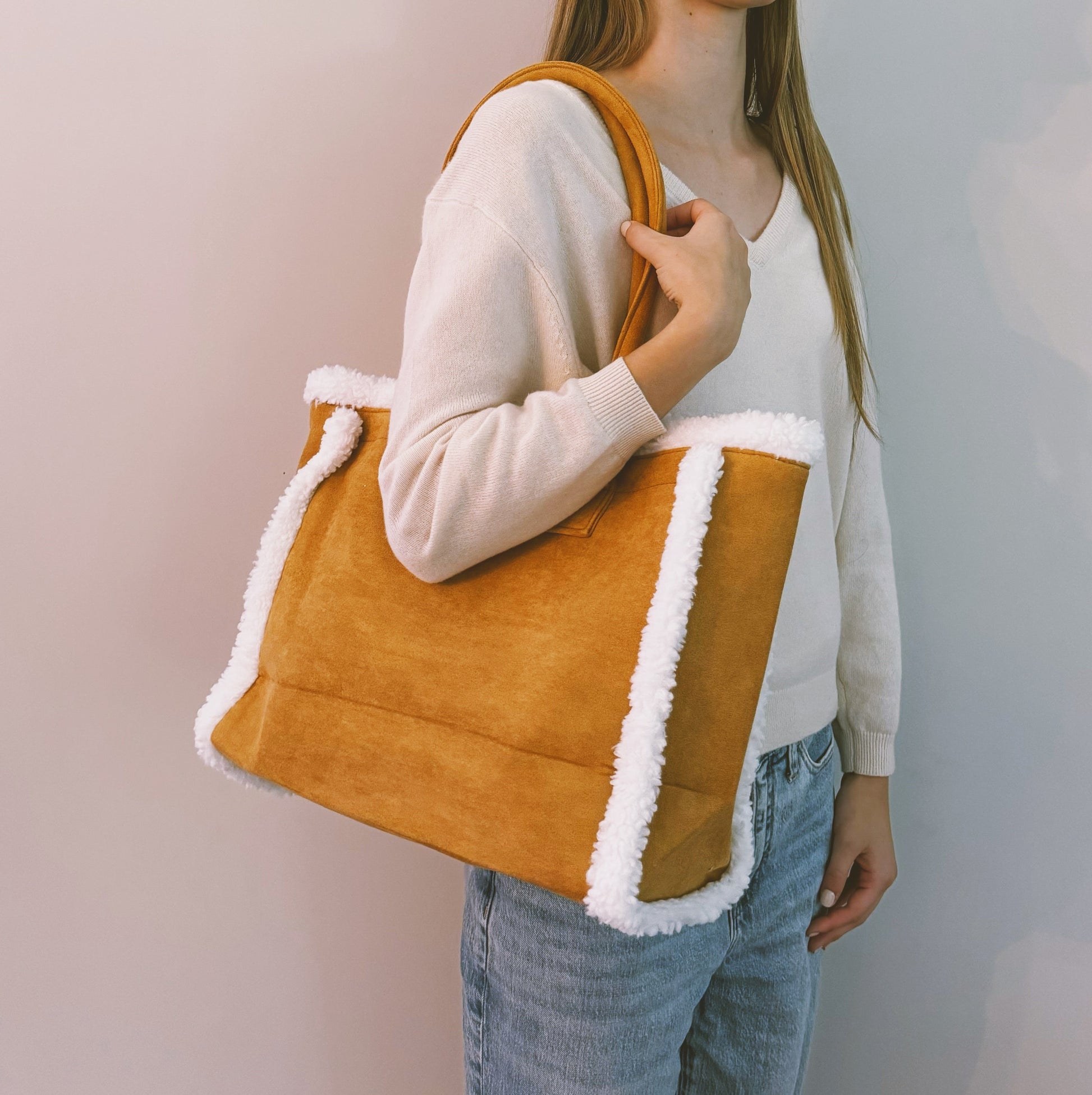 Teddy Cozy The Tote Shoulder Bag LadyShow.Store