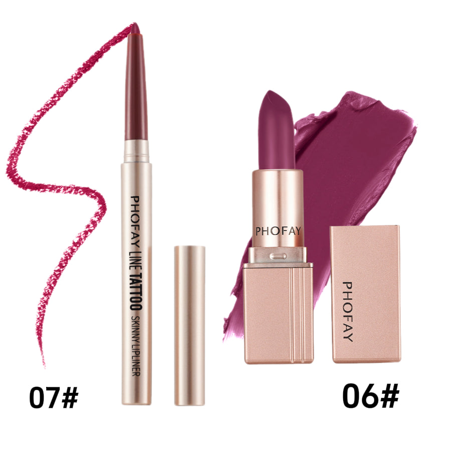 PHOFAY Matte Lipstick LadyShow.Store