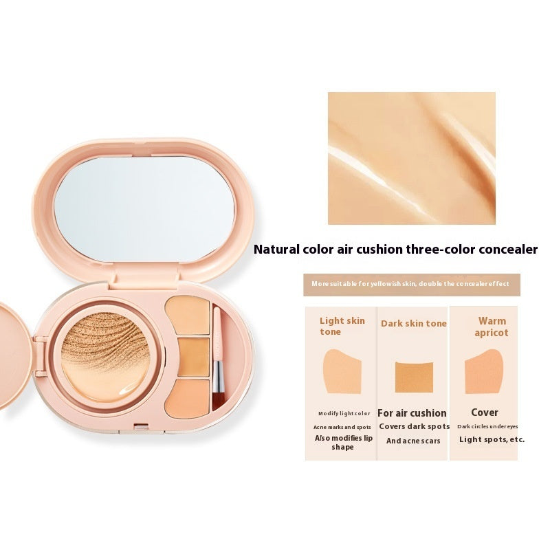 Water Light Cushion Foundation Face Repair Concealer Durable Not Easy To Makeup LadyShow.Store