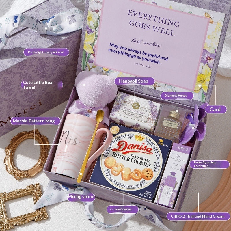 International Women's Day Gift Goddess Bridesmaid Wedding High-end Practical Birthday Gift Box Wedding Guest Gift LadyShow.Store
