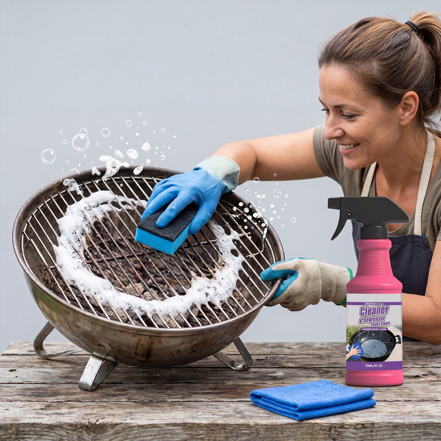 Barbecue Grill Cleaner 120ml Tri Light Beauty
