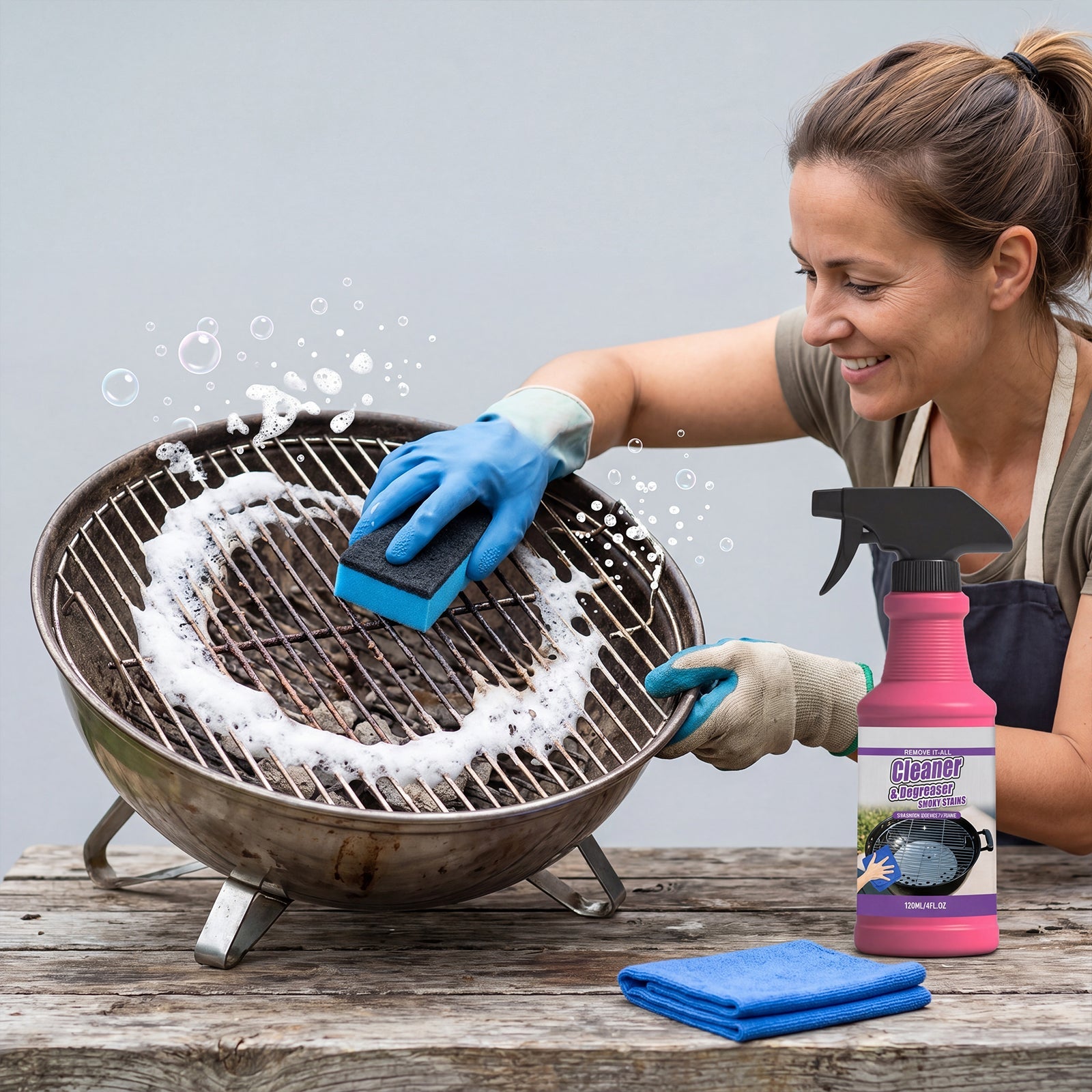 Barbecue Grill Cleaner 120ml Tri Light Beauty