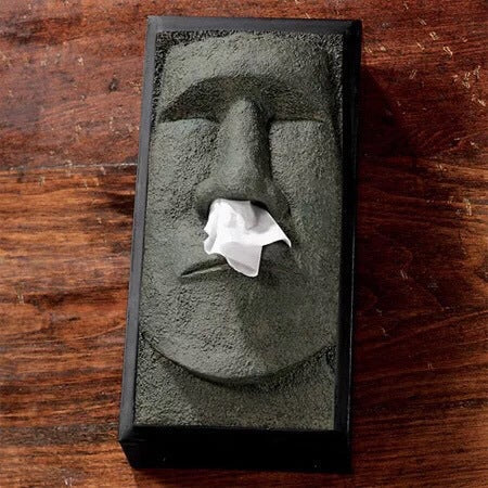 Easter Tissue Box Moai Tissue Pumping Monkey Tissue Box Best YouTube Store