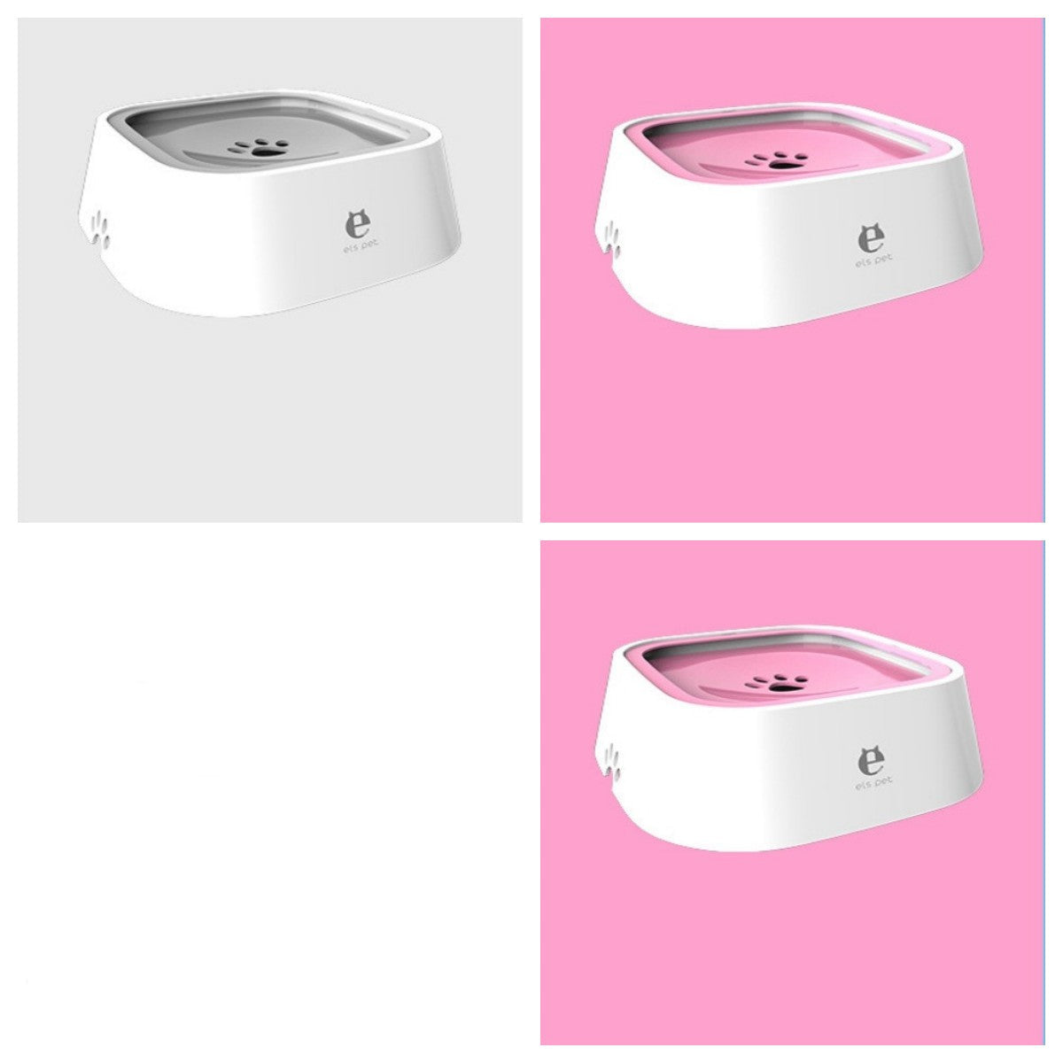 1.5L Cat Dog Water Bowl Carried Floating Bowl Anti-Overflow Slow Water Feeder Dispenser Pet Fountain ABS&PP Dog Supplies Pets Fashion