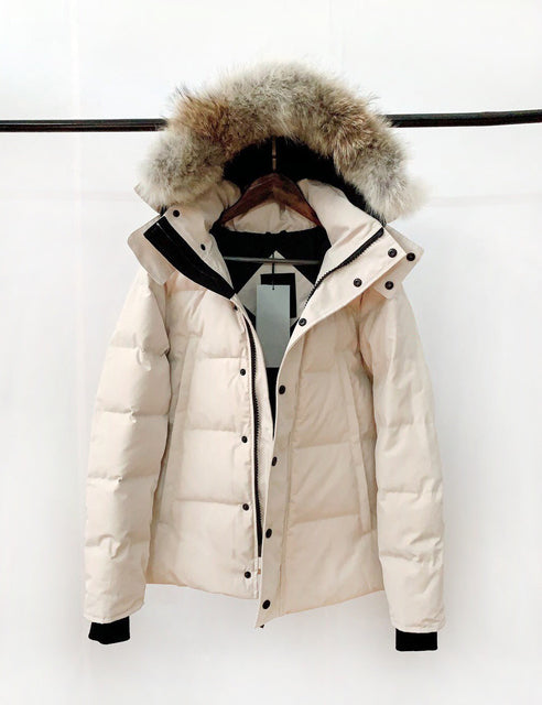 Canadian Style Warm White Goose Down Jacket (Autumn/Winter) Pi-Mart