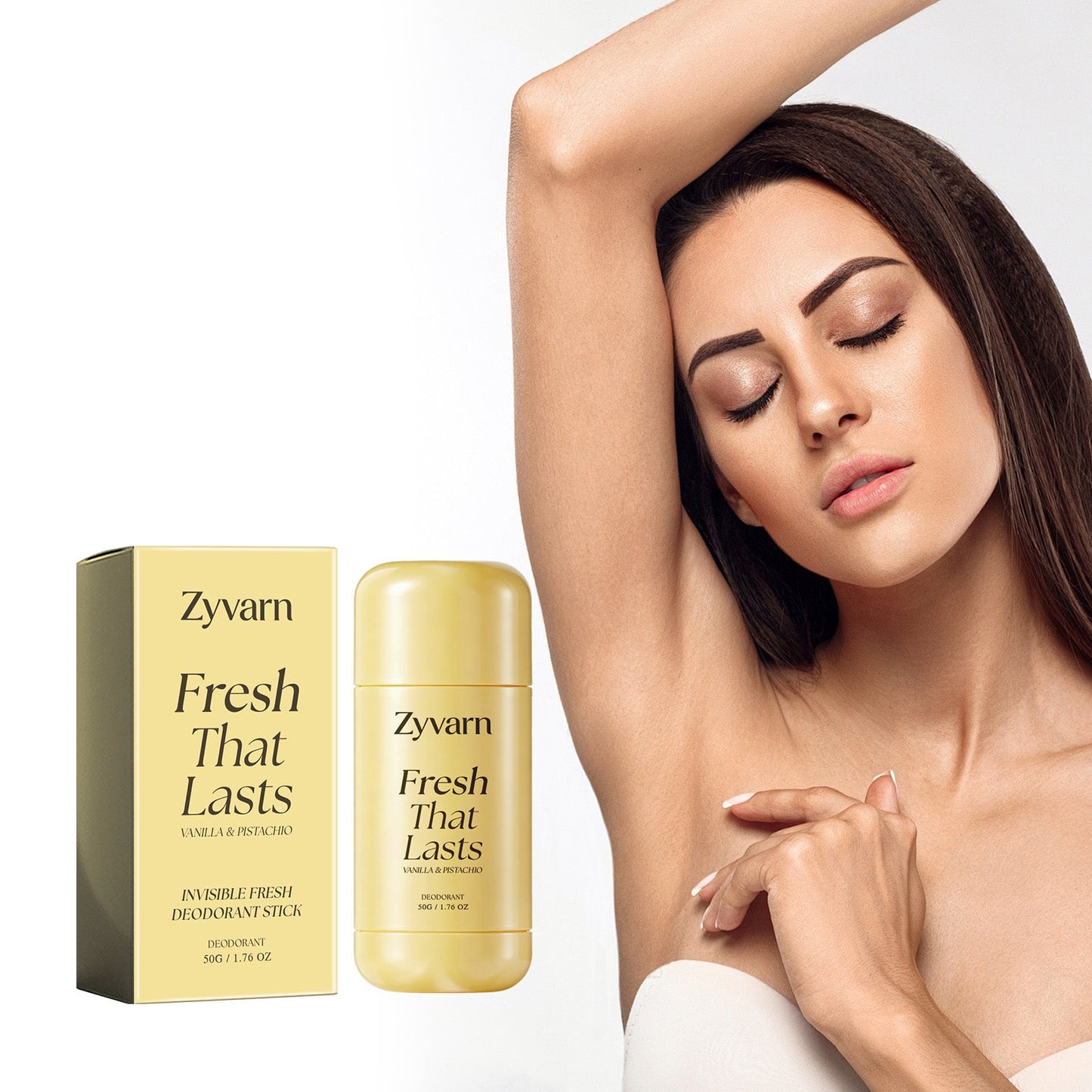 Zyvarn Invisible Deodorant Stick 50g Tri Light Beauty