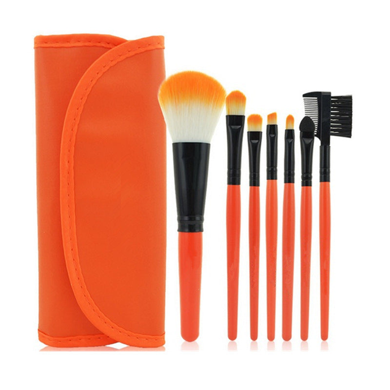 7-Piece Makeup Brush Set with Premium Brush Bag LadyShow.Store