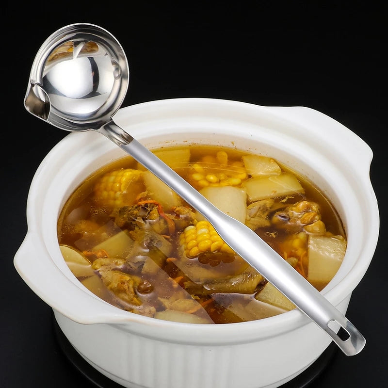 Stainless Steel Soup Oil Separator Spoon Pi-Mart