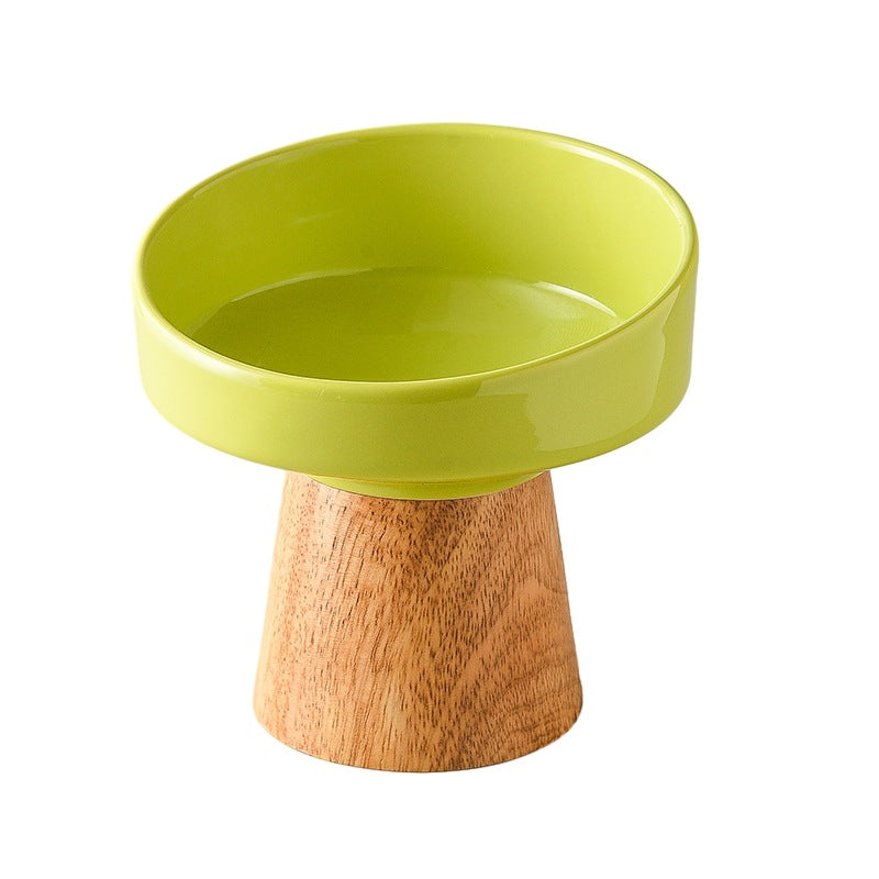 Cat Ceramic Bowl Puppy Dogs Food Water Dish Bowls Pet Elevated Canned Snacks Dining Plate Cats Small Dogs Feeding Supplies Pets Fashion