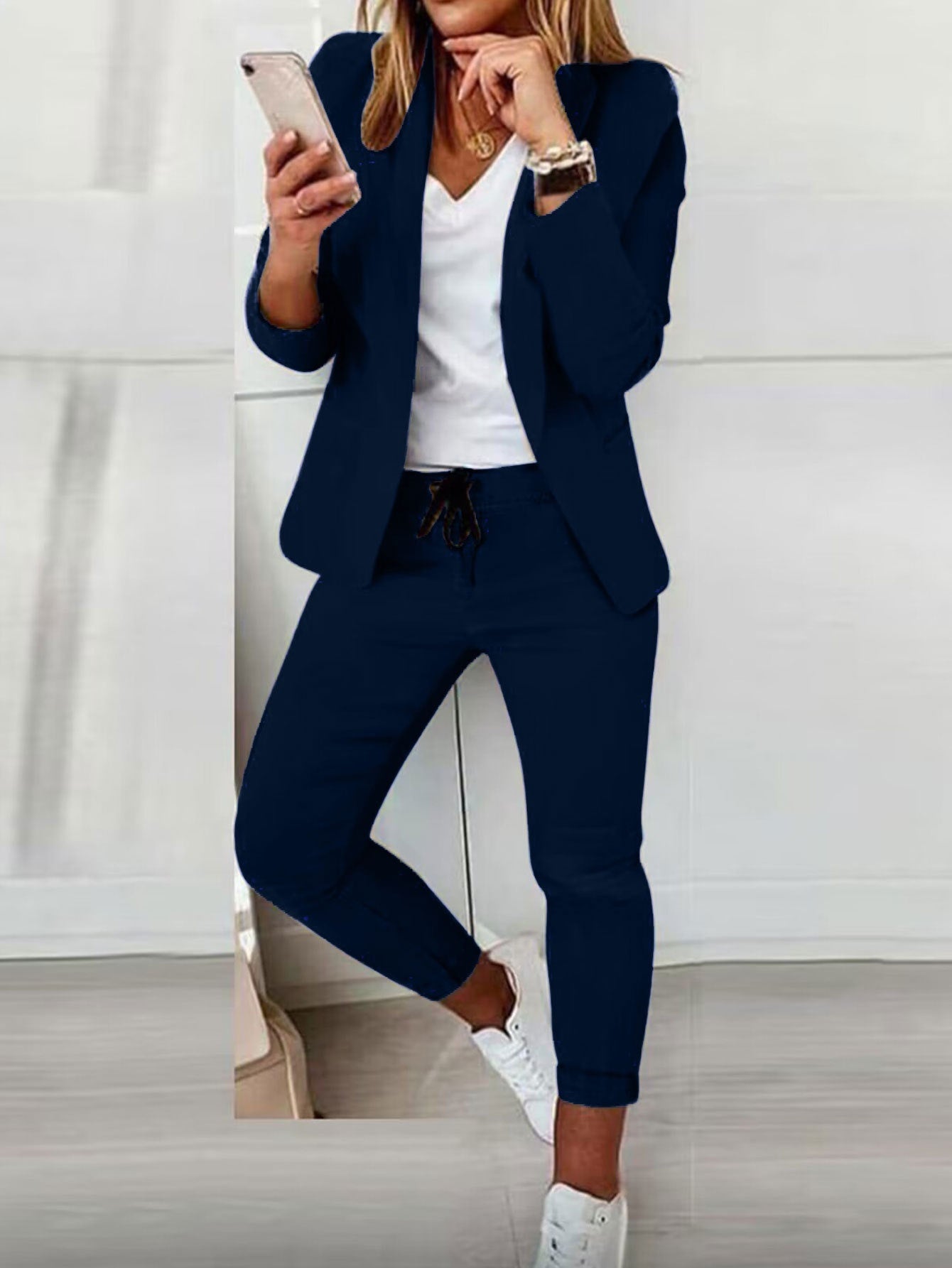 Ladies Fashion OL Suit Trousers Suit NorixaFashion.com