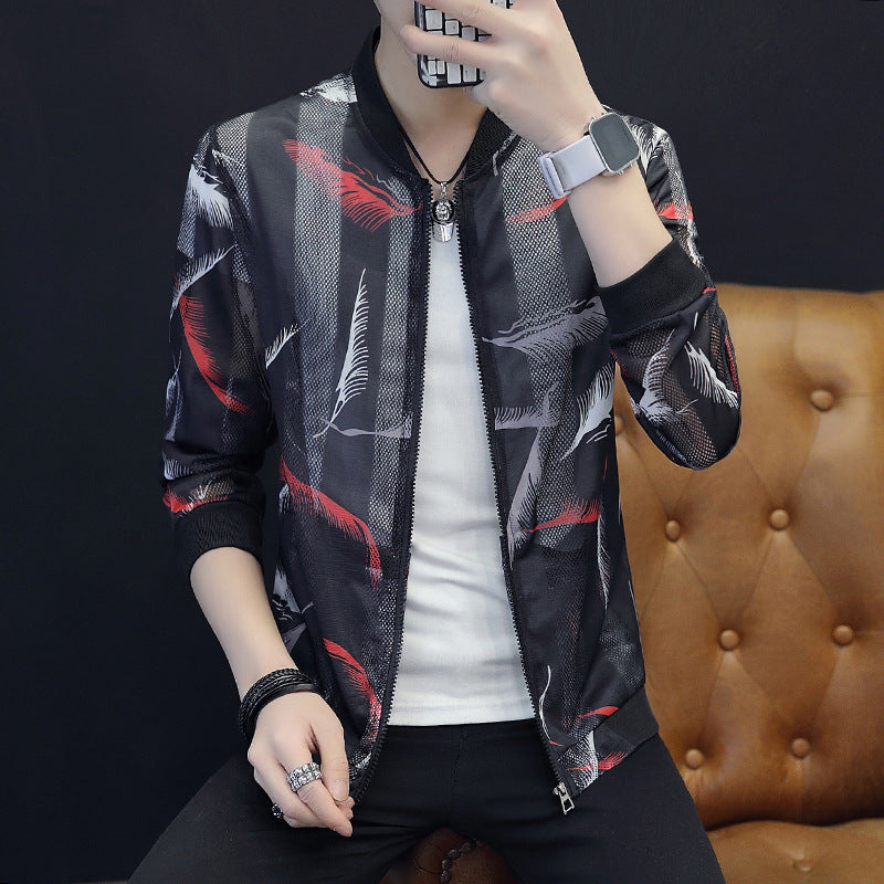 Outer Wear Long-sleeved Youth Fashion Hooded Stand-collar Jacket