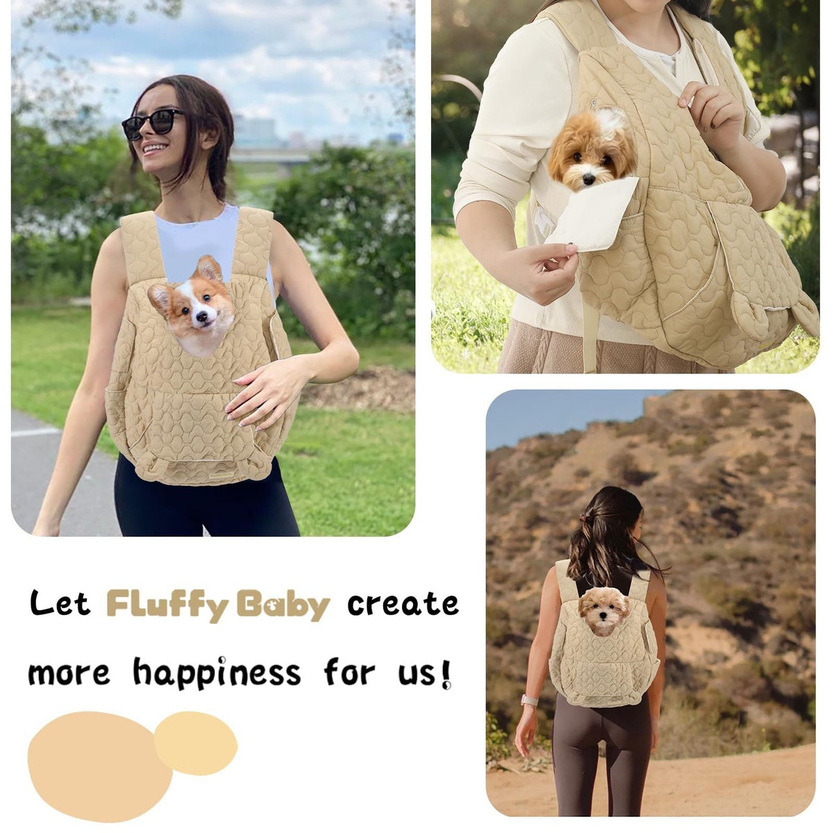 Portable PET Chest Bag Large Capacity Breathable Pets Fashion
