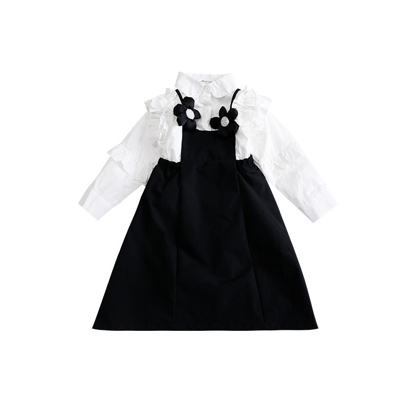Mother And Daughter Fashion Camisole Dress Shirt Two Piece LadyShow.Store