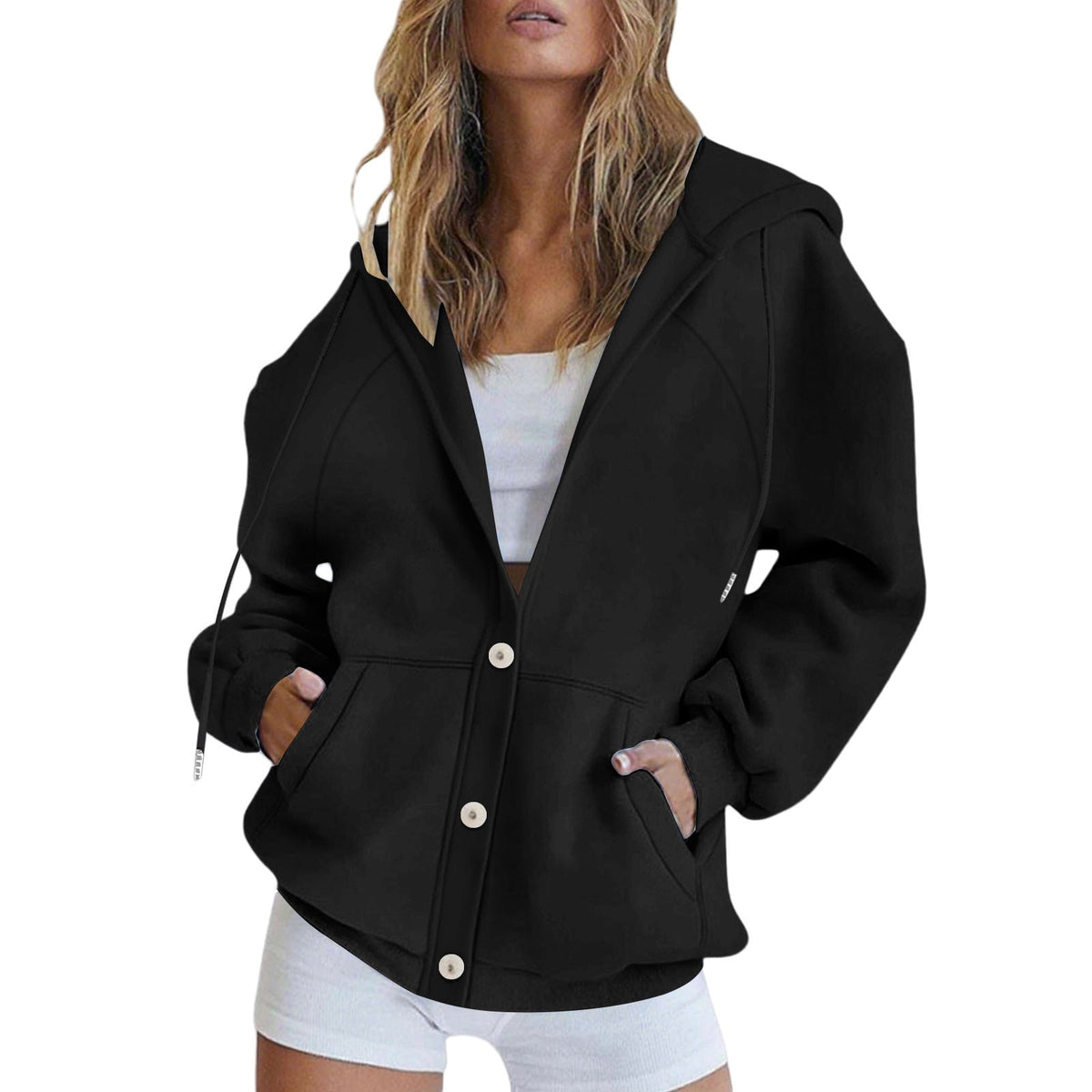 European And American  Fashion Autumn And Winter Jackets Women's Casual Cardigan Sweatshirt Jackets NorixaFashion.com