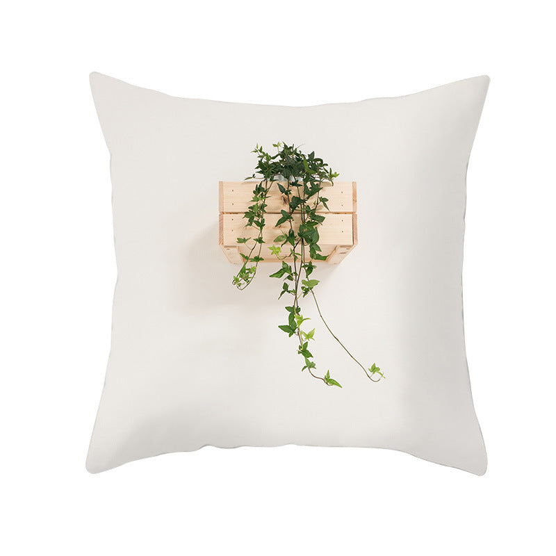 Tropical Plants Pillowcase Decor PearlNestDecor.com
