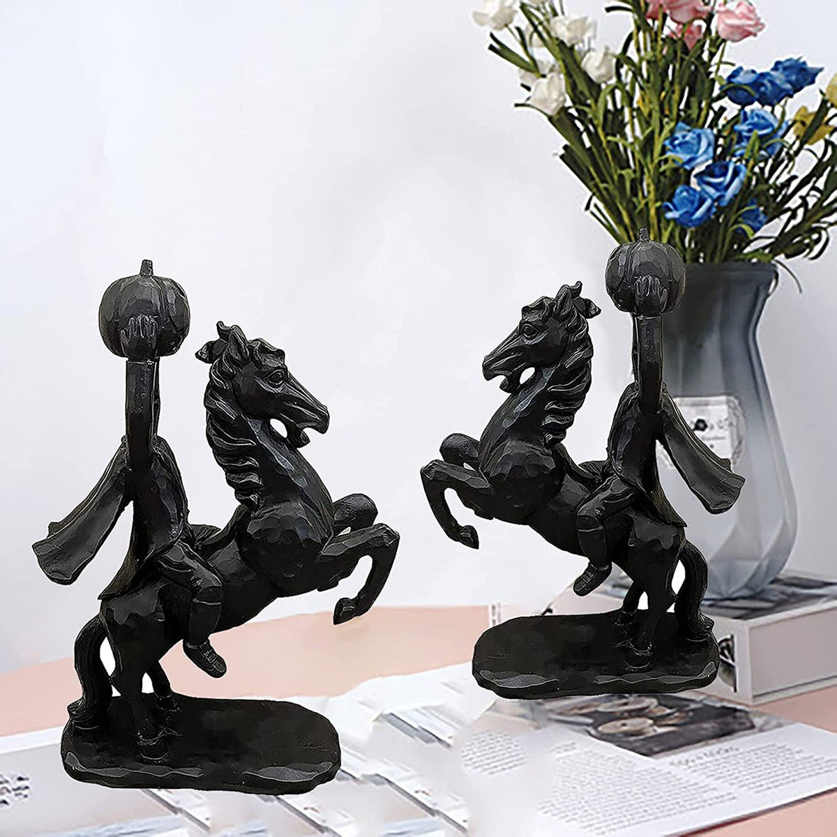 Resin Crafts Ornaments Halloween Sculpture Decorations PearlNestDecor.com