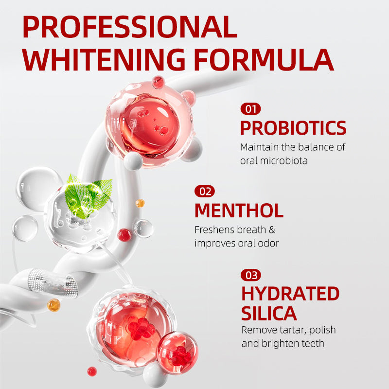 HUNMUI Probiotic Whitening Toothpaste 120g Tri Light Beauty