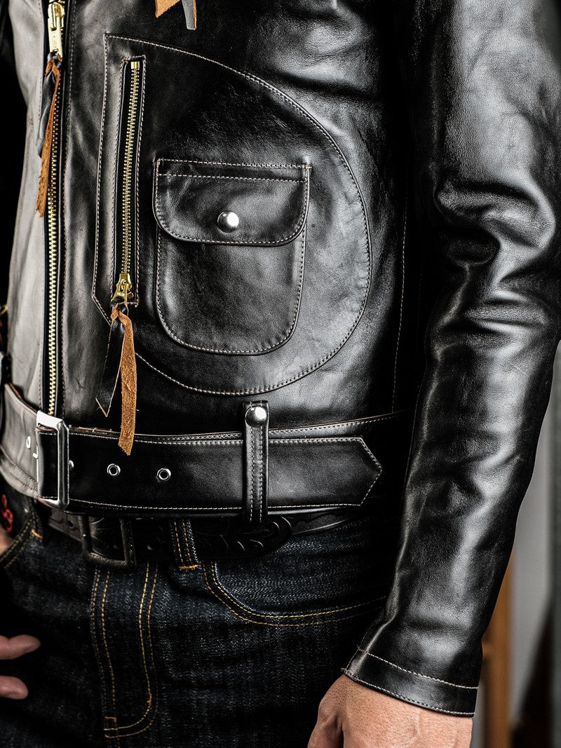 Detachable Fur Collar And Belt Fully Equipped Men's Jacket LadyShow.Store