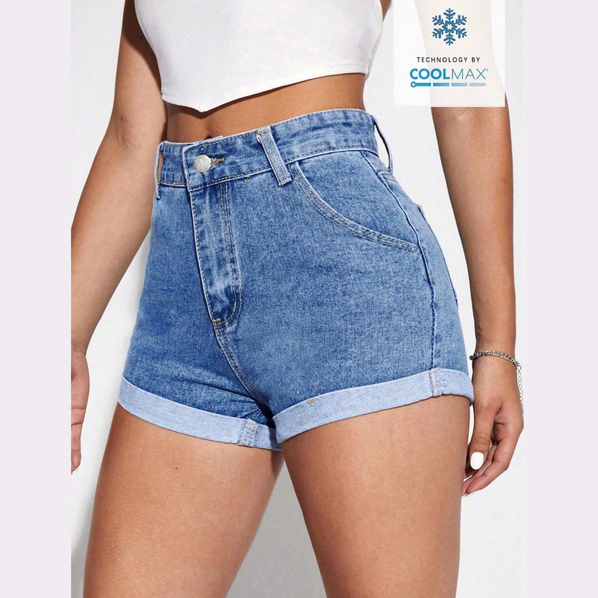 New 2026 Summer Wide-Leg Denim Shorts NorixaFashion.com