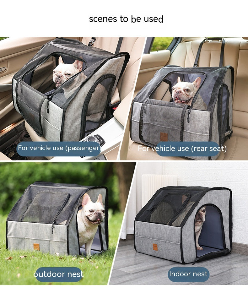 Pet Car Supplies Dog Dog Cage Nest Go Out Portable