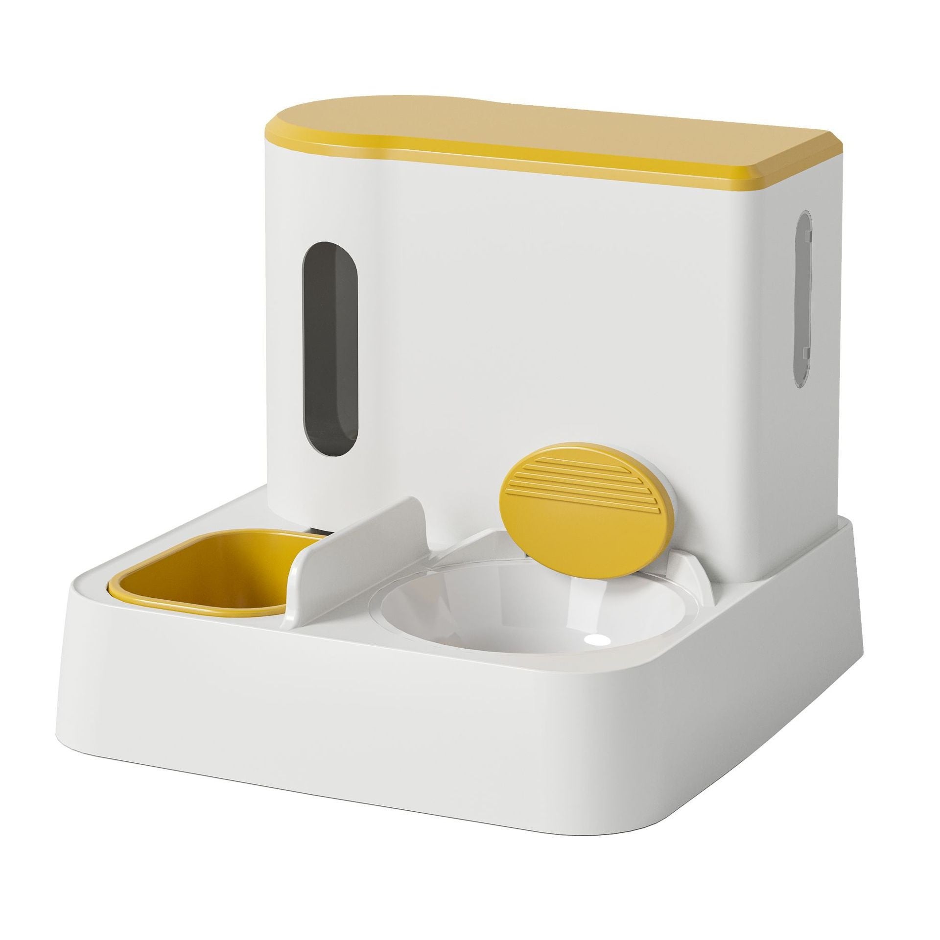 Cat Automatic Pet Feeder Water Dispenser Integrated Double Bowl Drinking Pet Pets Fashion