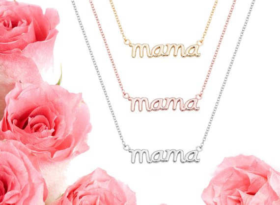 Love Pendant Necklace - Mother's Day Gift in English LadyShow.Store