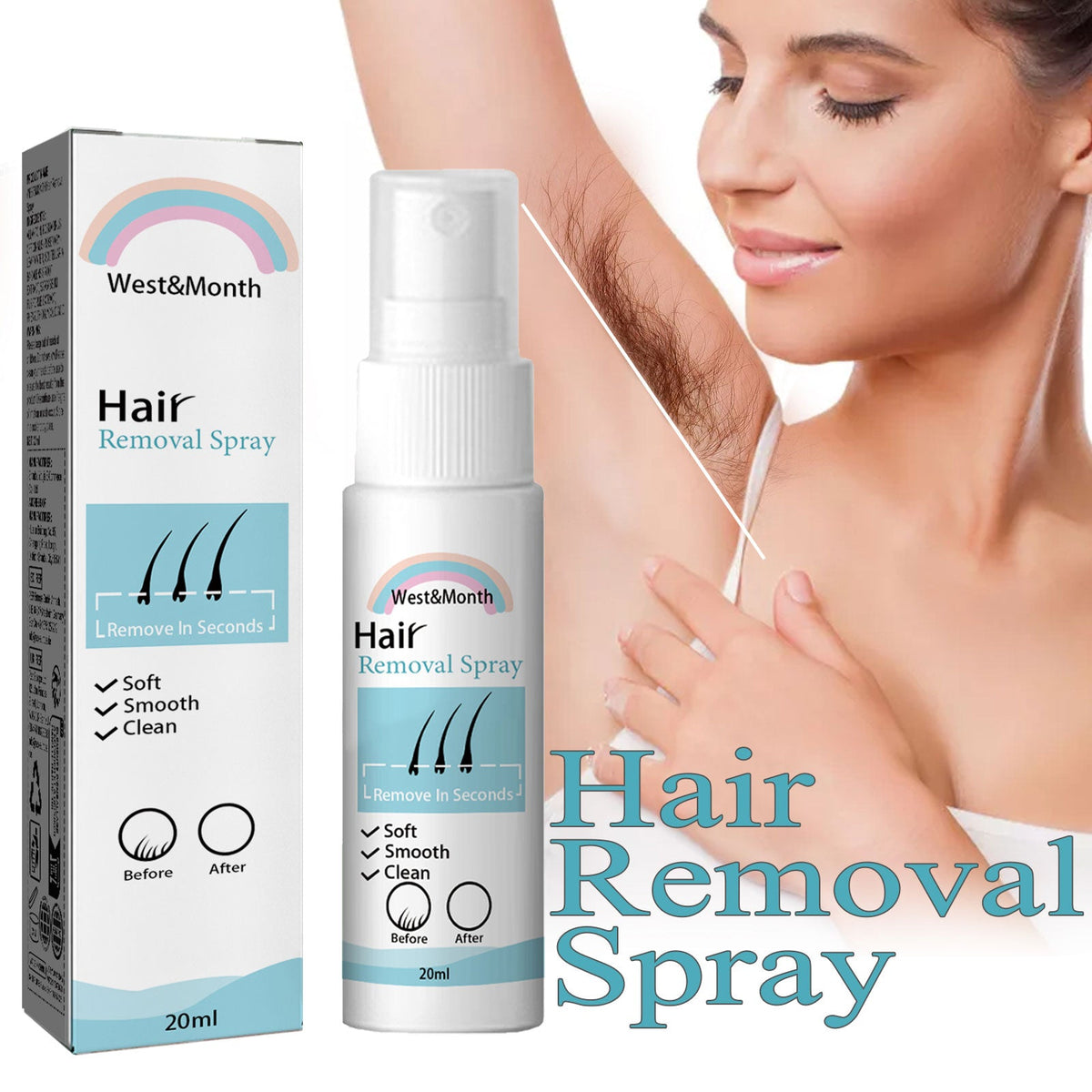 Hair Removal Spray 20ml 1 Box Tri Light Beauty
