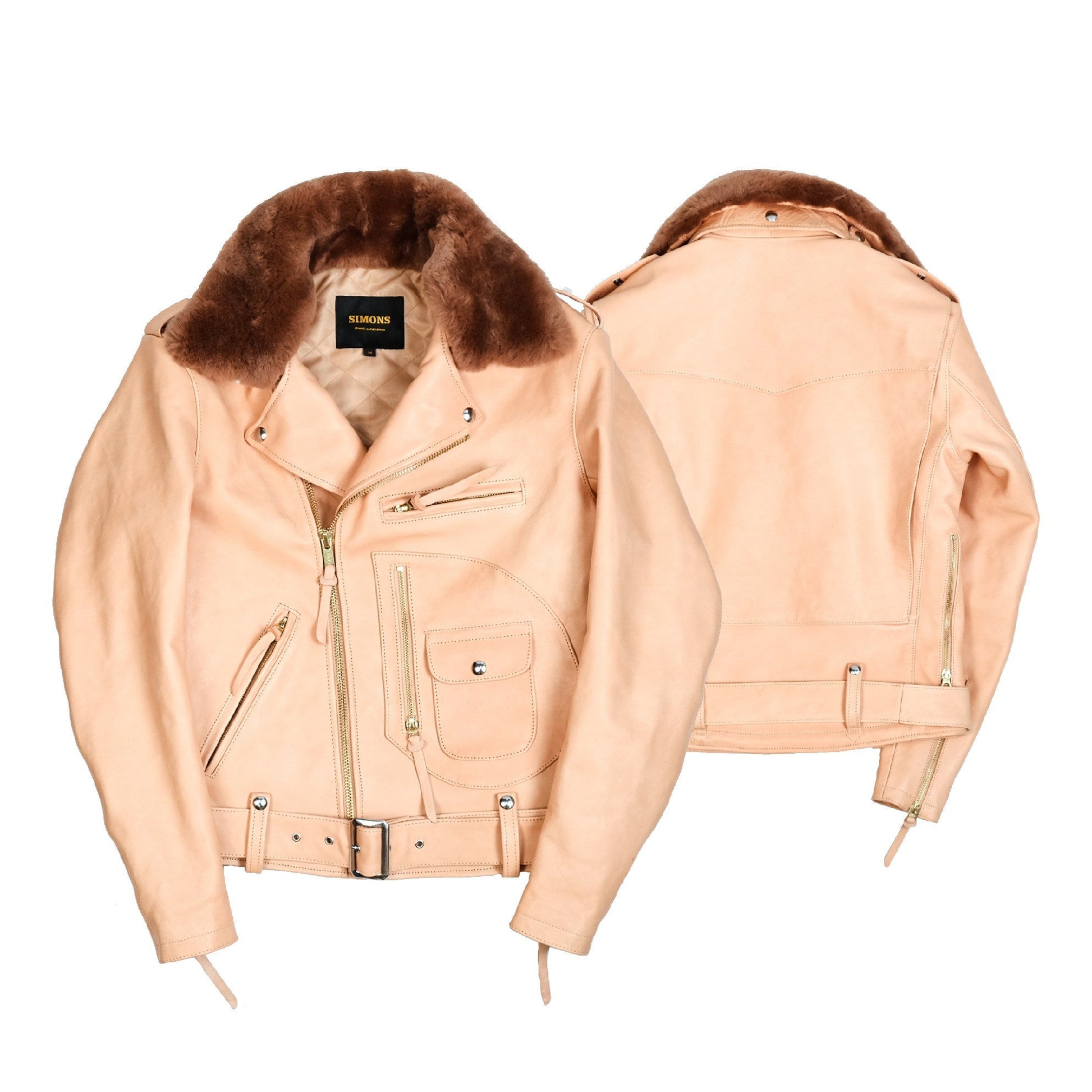 Detachable Fur Collar And Belt Fully Equipped Men's Jacket LuxuryLifeWay Online Store