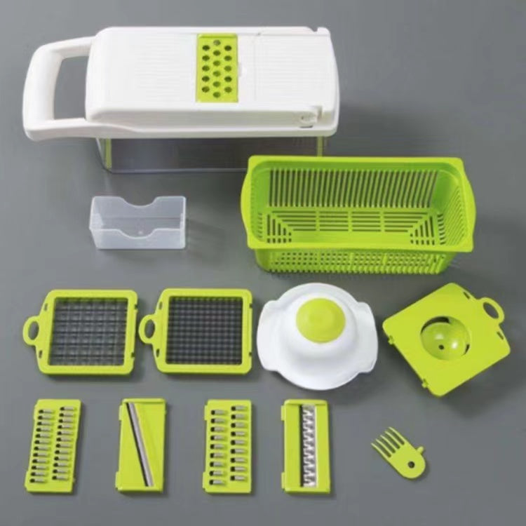 12 In 1 Manual Vegetable Chopper Kitchen Gadgets Food Chopper Onion Cutter Vegetable Slicer CJD