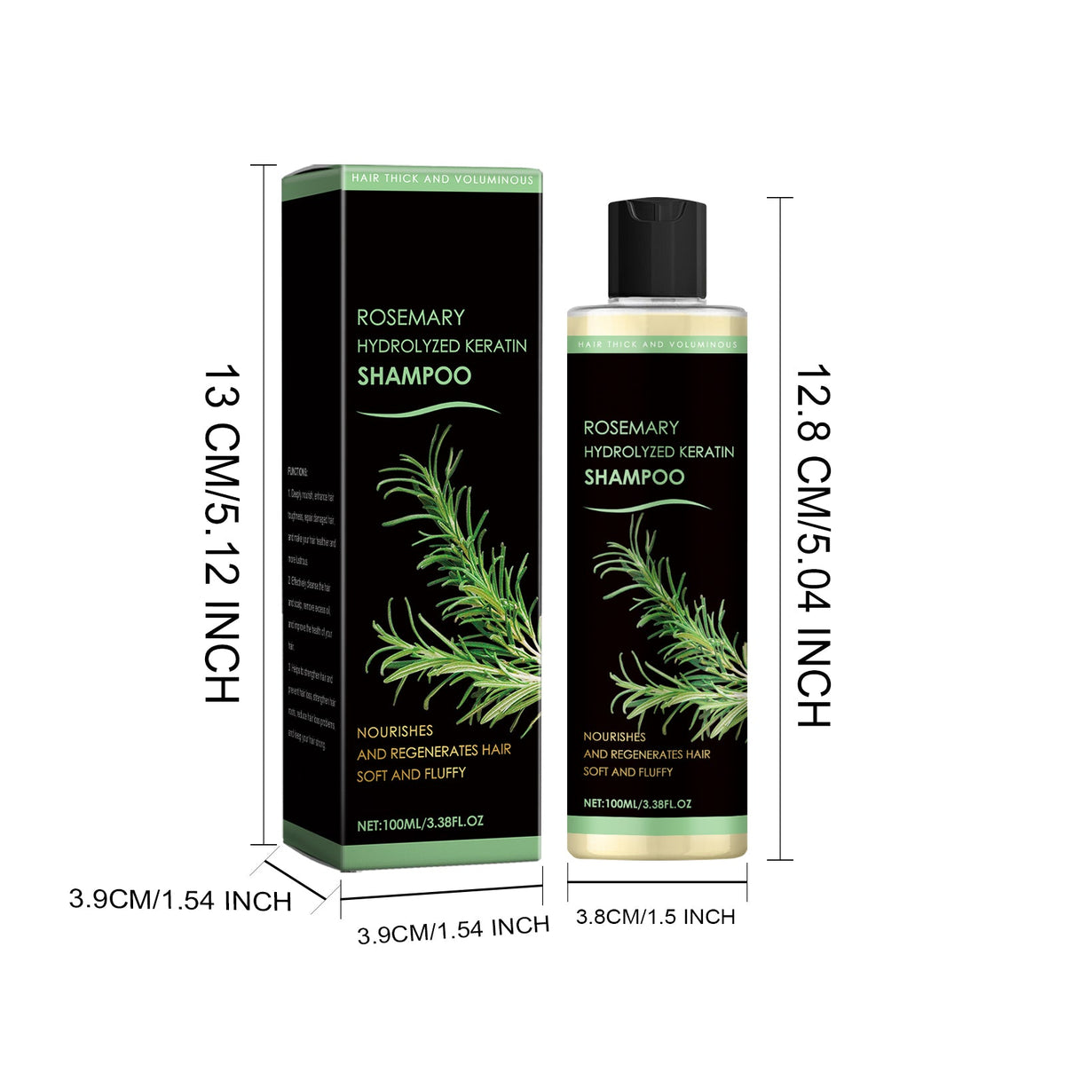 Rosemary Thickening Shampoo 1 00ml 1box Tri Light Beauty