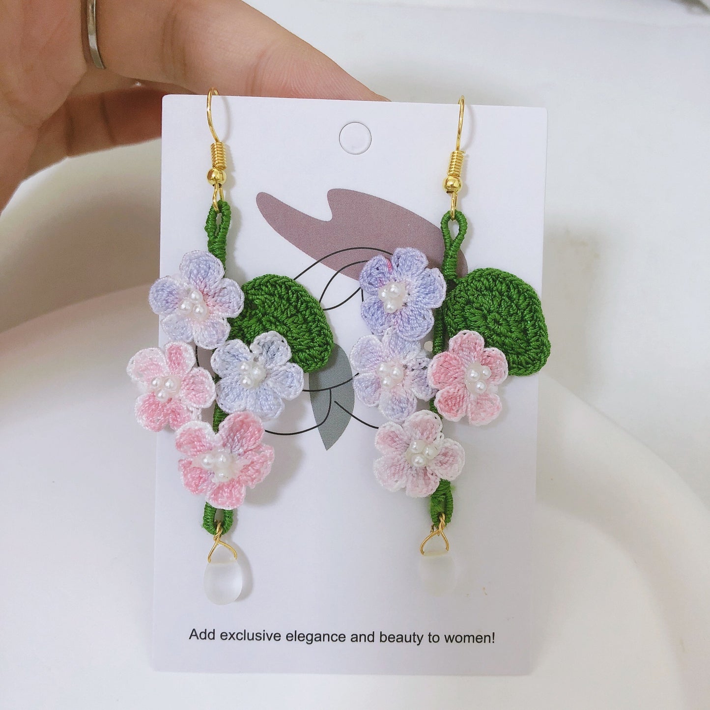 Micro Hook Violet Earring Wire