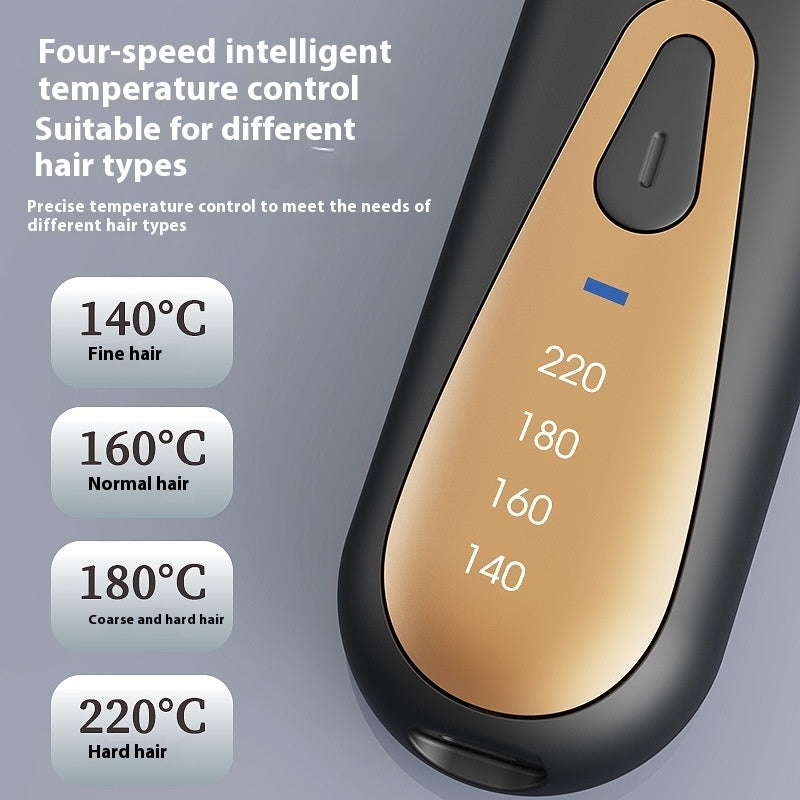 Anion Straight Comb Dual-use Lazy Hair Curler LadyShow.Store