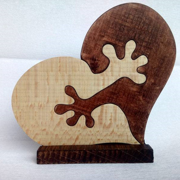 Valentines Day Gift Wooden Heart Love Desktop Ornament Wooden Decoration LuxuryLifeWay Online Store