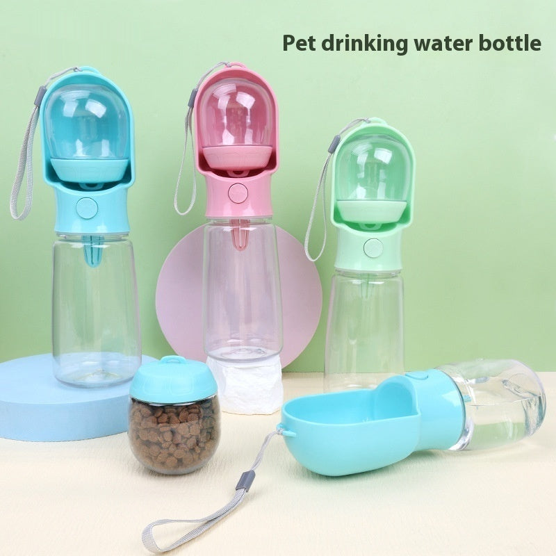 Pet Supplies Dog Drinking Water Bottle Grain Storage Tank Portable Portable Cup Pets Fashion
