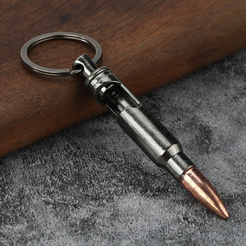 Metal Keychains Bullet Bottle Opener Creative Pendant LadyShow.Store