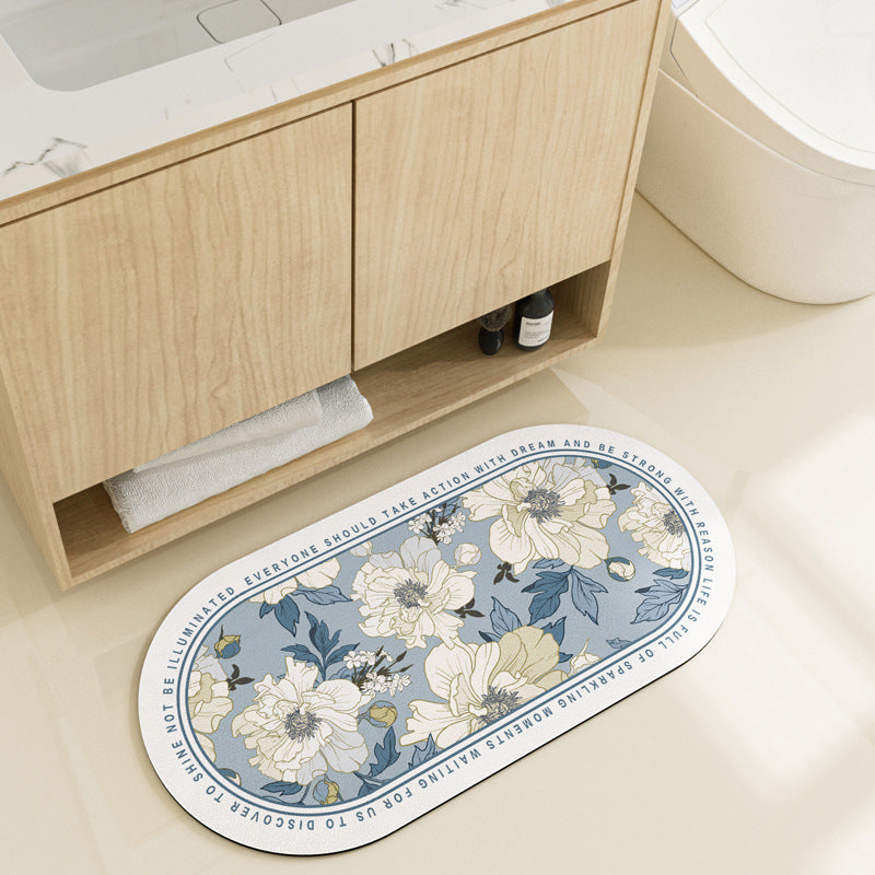 Bathroom Absorbent Non-slip Carpet Floor Mat