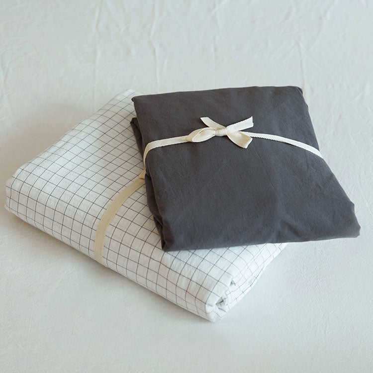 Washed Cotton Four-piece Duvet Cover Bedding CJD2