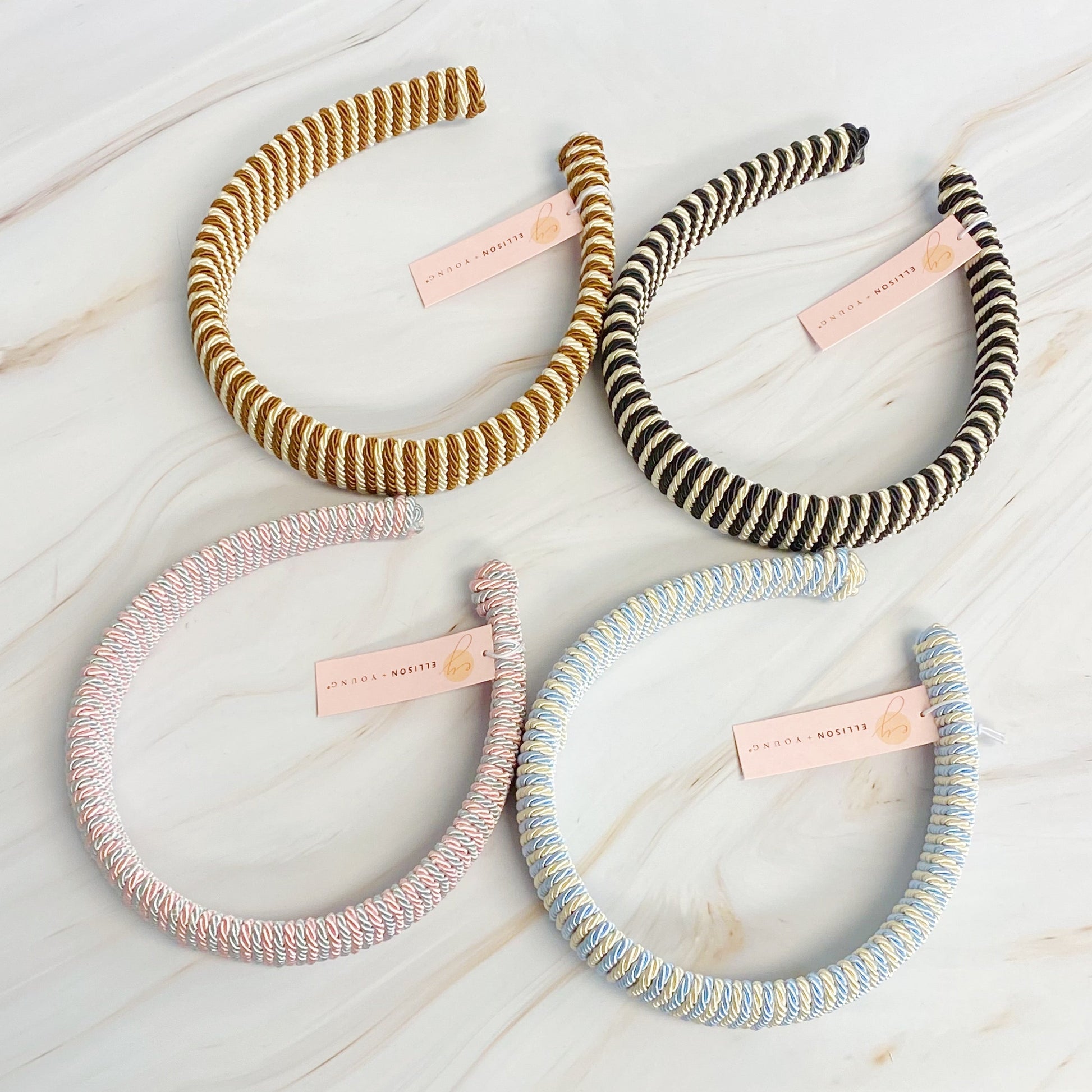 Wrapped In Colors Rope Headband LadyShow.Store