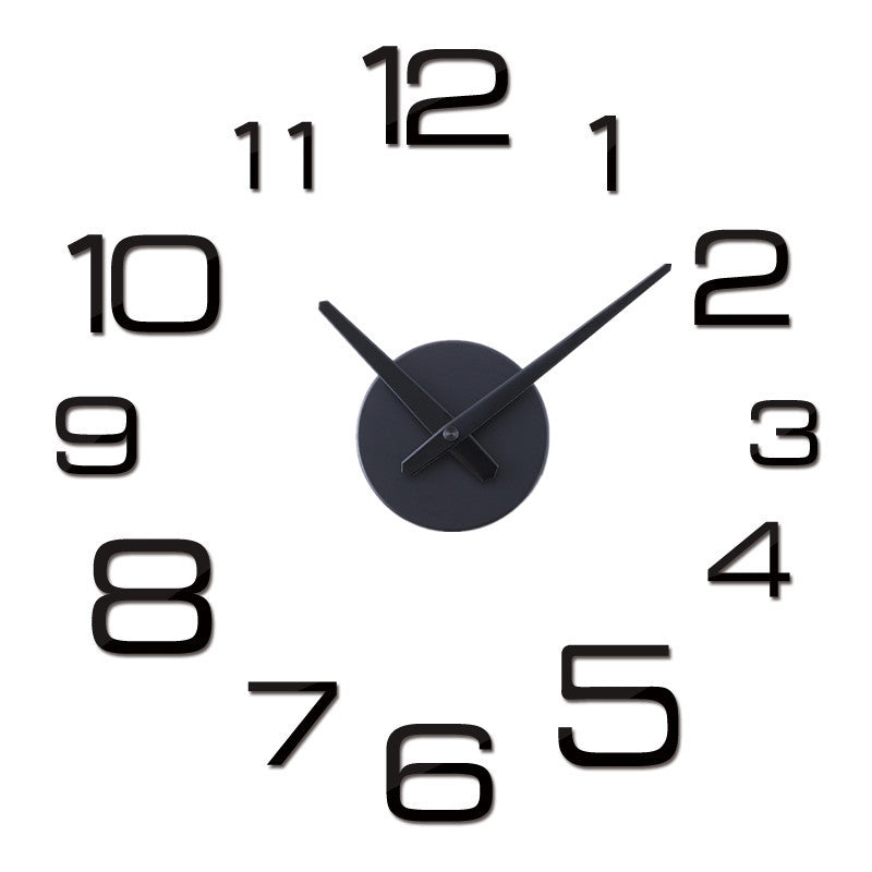 Creative Wall Sticker Decoration DIY Acrylic Clock PearlNestDecor.com