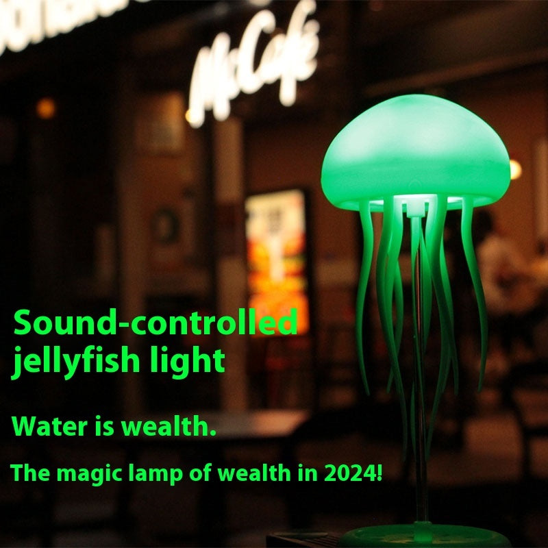 LED Jellyfish Mood Lamp PearlNestDecor.com