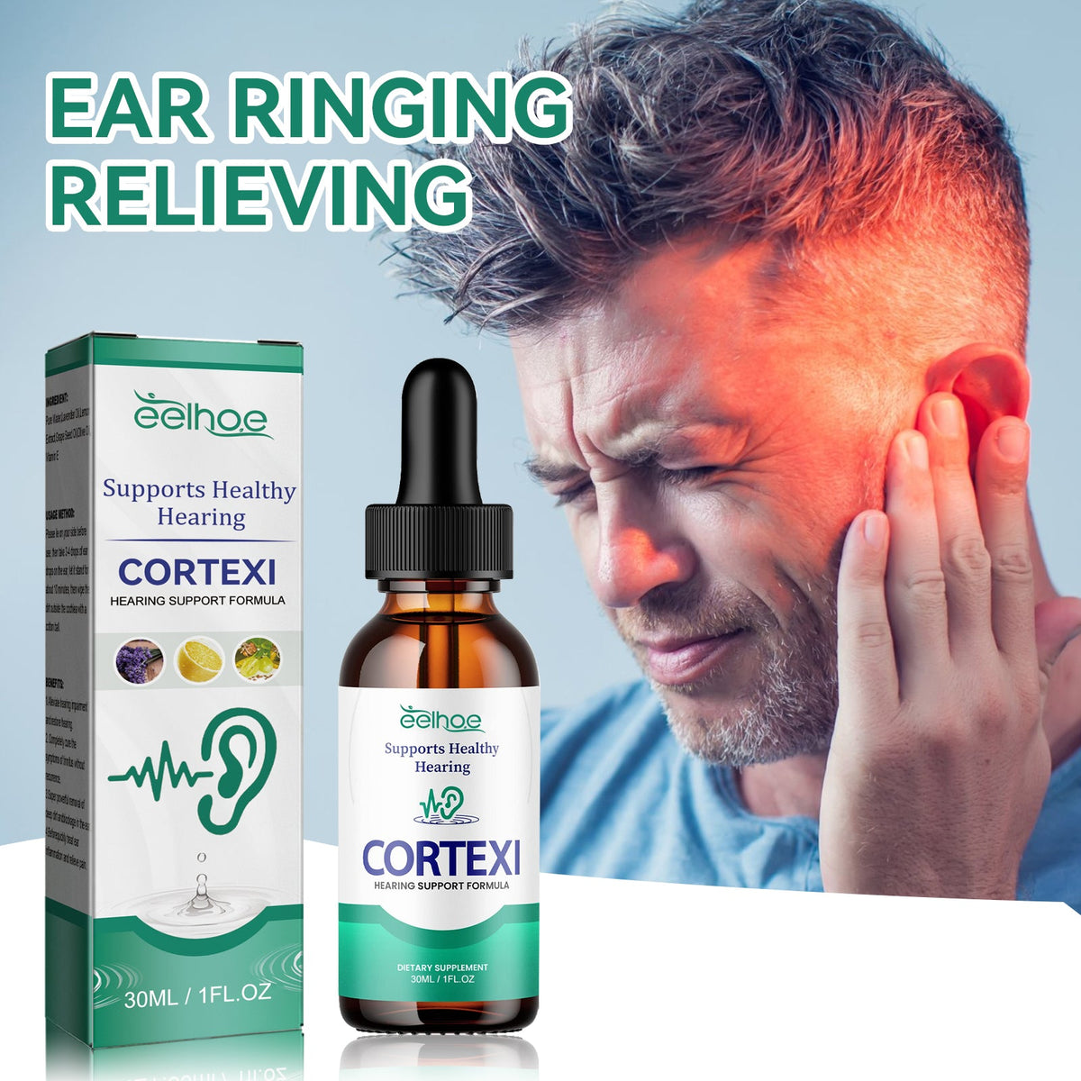 Ear Soothing Drops 30ml Per Bottle Tri Light Beauty