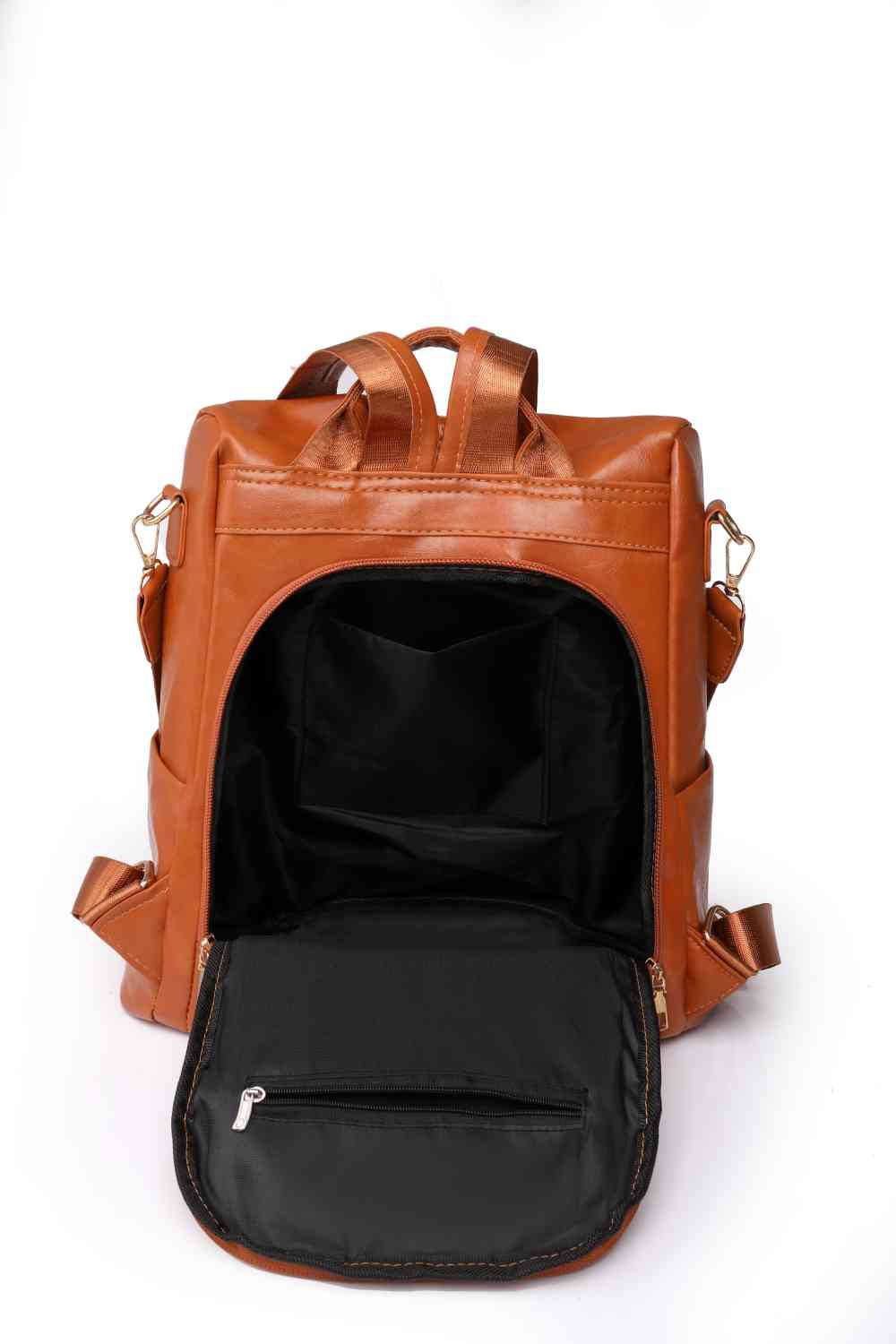 Marcy Zipper Pocket Backpack LadyShow.Store