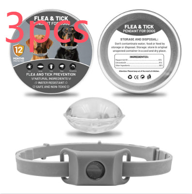 Pet Insect Repellent Button Collar Capsule Suit Pets Fashion