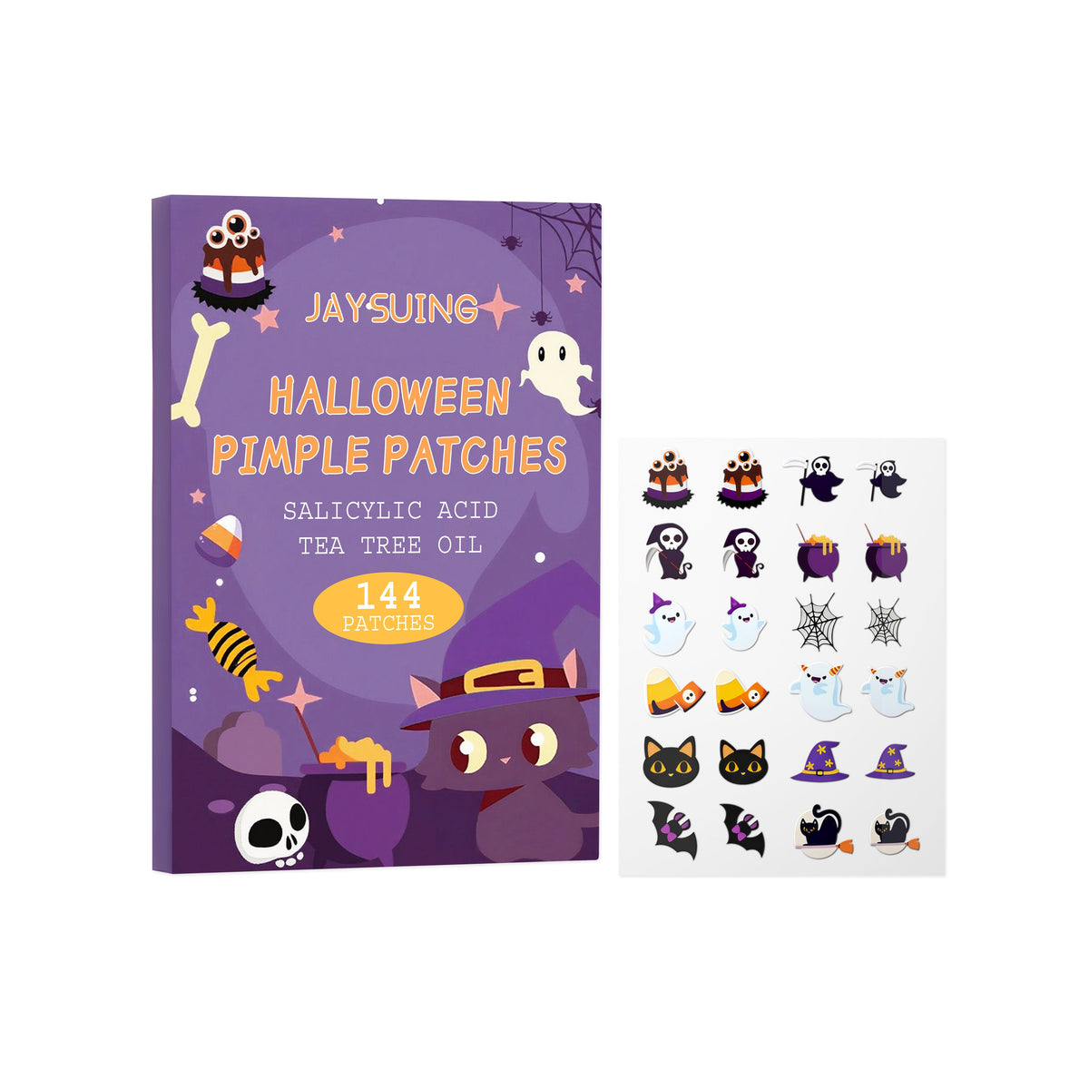 Halloween Acne Patch 144pcs 1box Tri Light Beauty