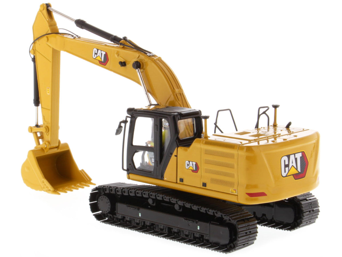 Cat Caterpillar 330 Hydraulic Excavator Next Generation with Operator "High Line Series" 1/50 Diecast Model by Diecast Masters LuxuryLifeWay Online Store