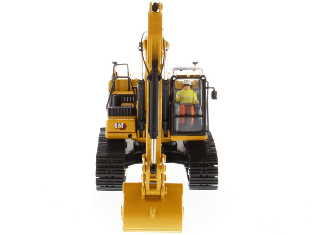 Cat Caterpillar 330 Hydraulic Excavator Next Generation with Operator "High Line Series" 1/50 Diecast Model by Diecast Masters LuxuryLifeWay Online Store