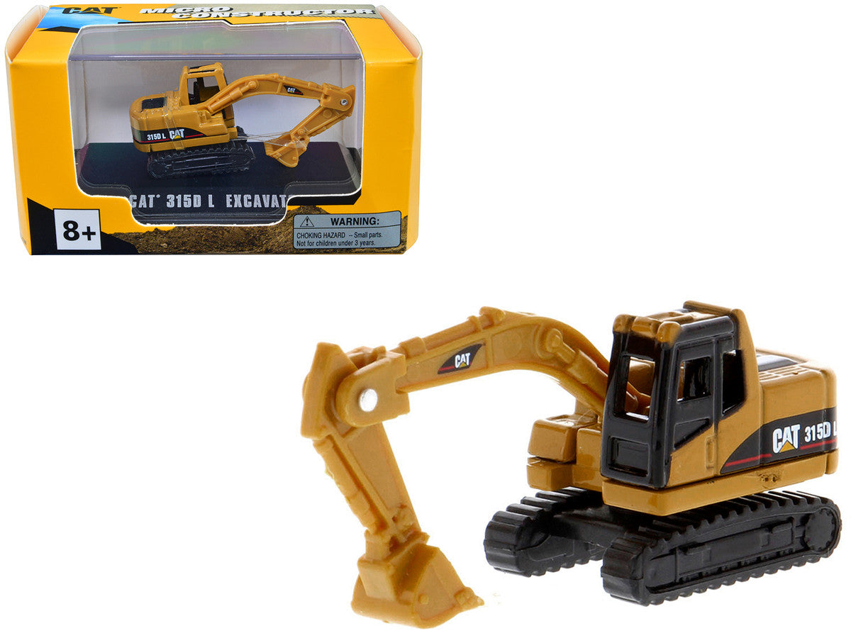 CAT Caterpillar 315D L Excavator Yellow "Micro-Constructor" Series Diecast Model by Diecast Masters LuxuryLifeWay Online Store