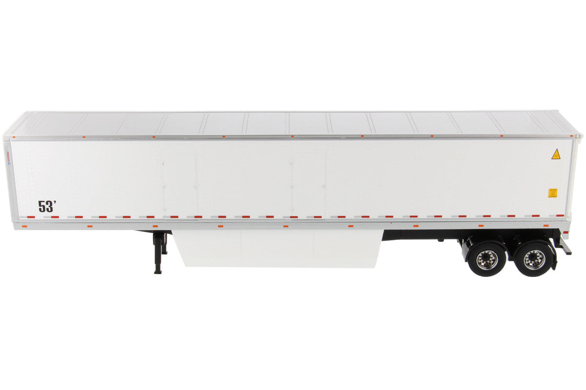 53' Dry Cargo Van Trailer White "Transport Series" 1/50 Diecast Model by Diecast Masters LuxuryLifeWay Online Store