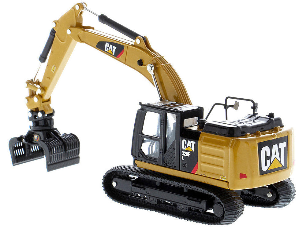 CAT Caterpillar 320F L Hydraulic Tracked Excavator with 5 Work Tools "Play & Collect!" 1/64 Diecast Model by Diecast Masters LuxuryLifeWay Online Store