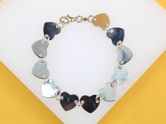 Heart Flat Bracelet (I511) LuxuryLifeWay Online Store